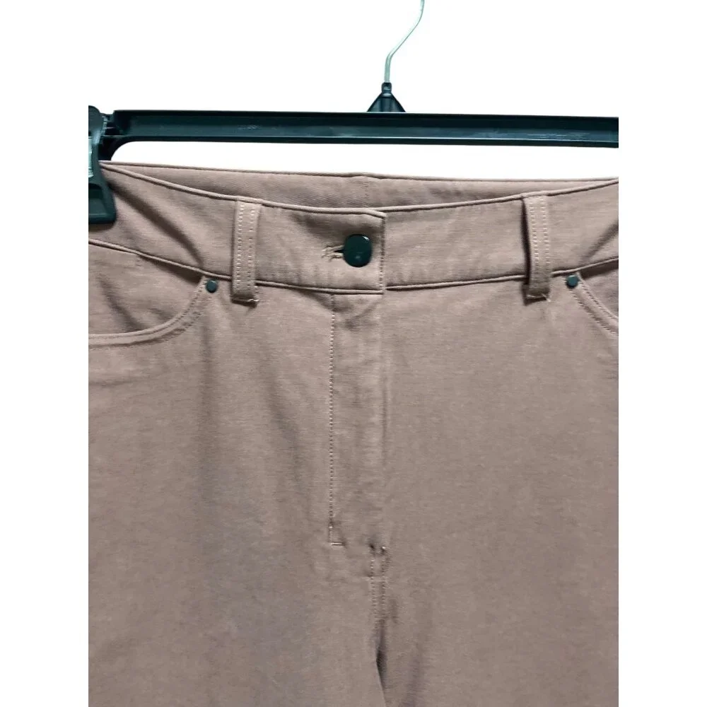Lululemon City Sleek 5 Pocket High-Rise Wide-Leg Pant Full Length Brown Size 31 - Picture 8 of 16